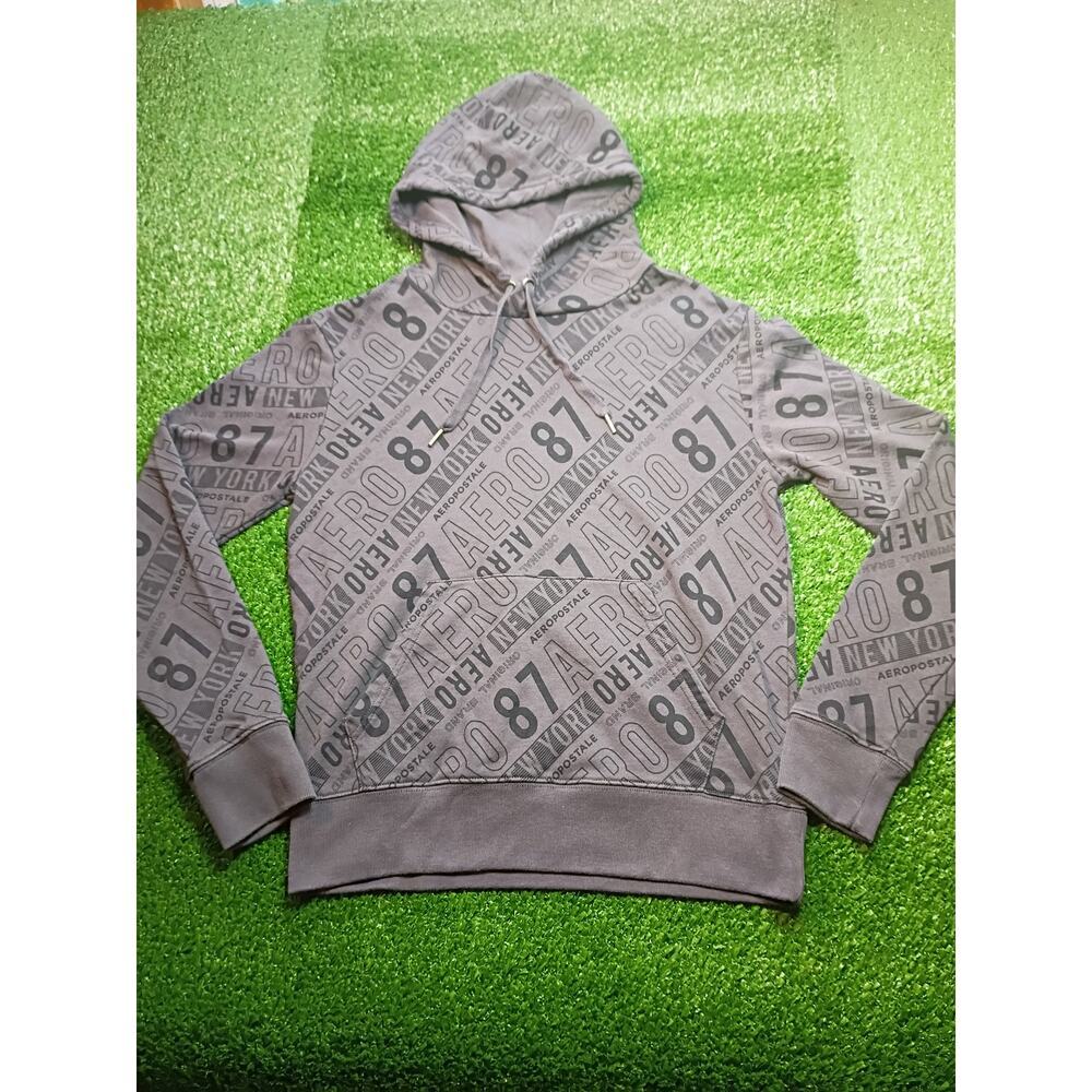 Aeropostale All-Over Print Hoodie - Stylish & Comfy!